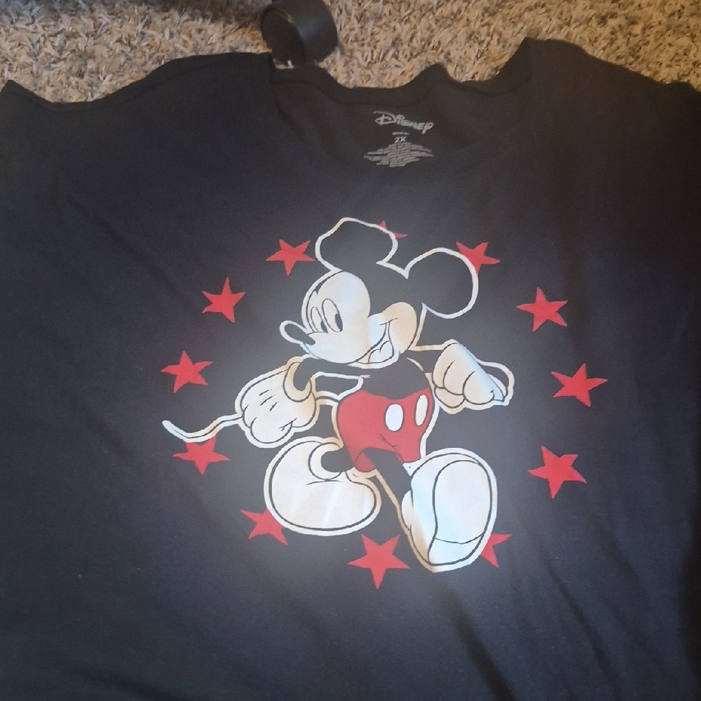 Disney Mickey Mouse Black T-Shirt